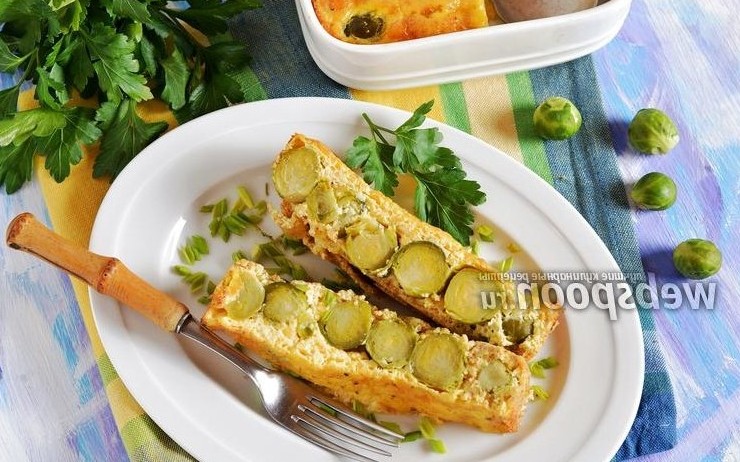 Запеканка из брокколи и брюссельской капусты с сыром, пошаговый рецепт с фото